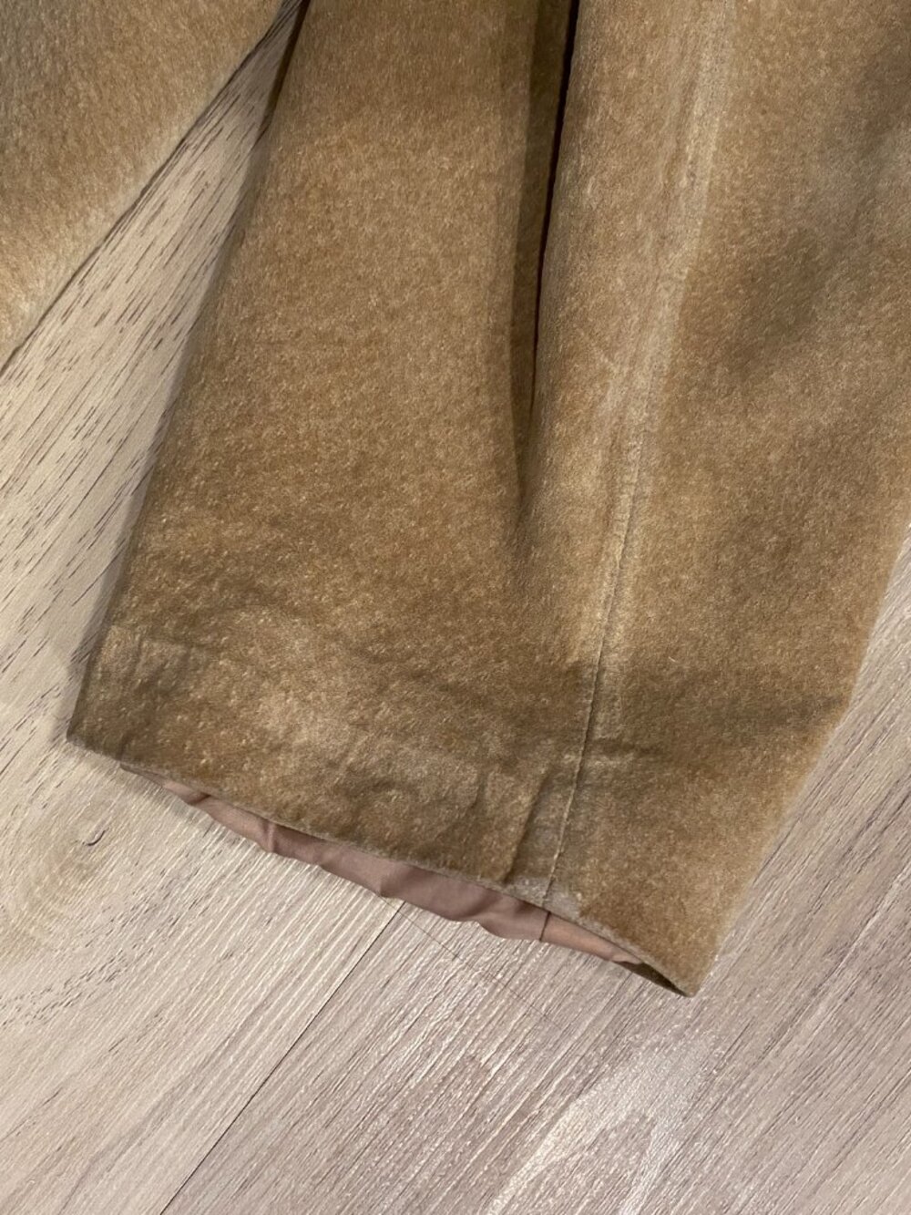 Bernardo Genuine Leather Suede Jacket XL Camel Tan Distressed Vintage - Picture 12 of 16